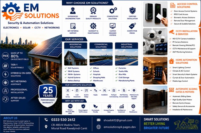 EM Solutions services and technology